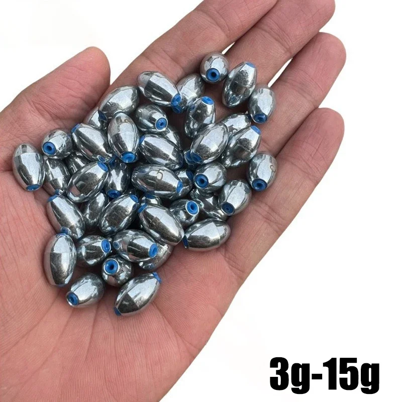 Fishing Hook Offset - 10pcs/Lot Alloy Hollow Olive Fishing Sinkers