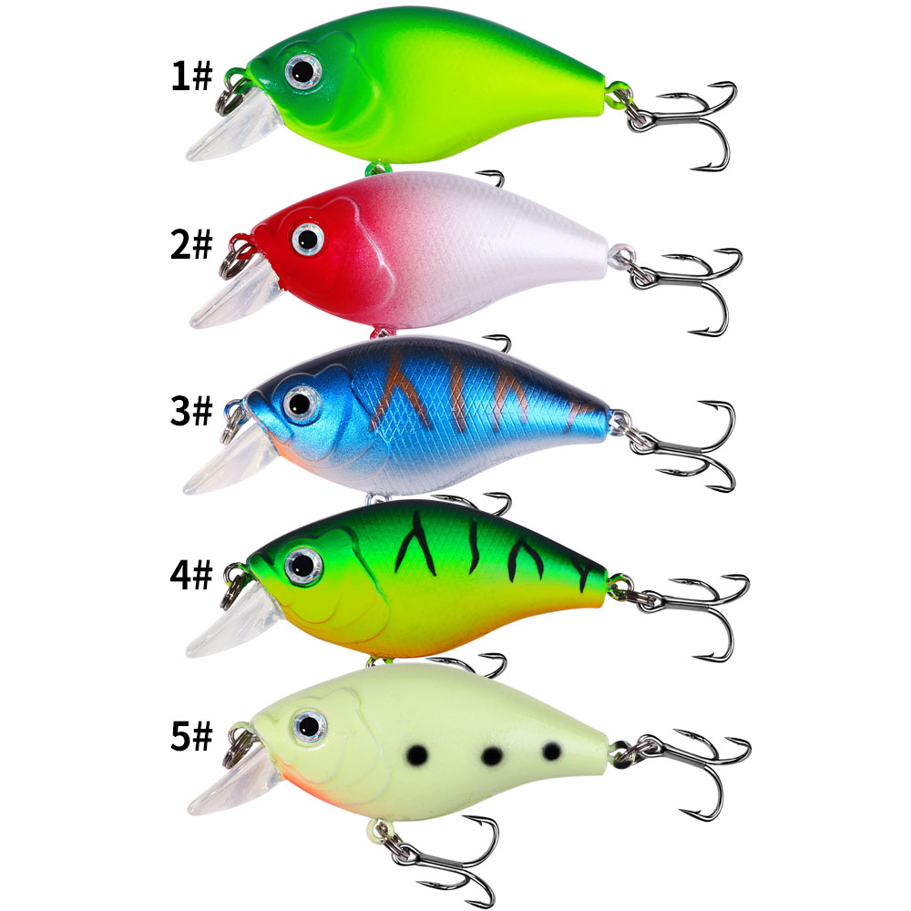 1Pc 6cm 6.9g Fishing Lure Cran - đánh giá và giá Fishing Hook Treble
