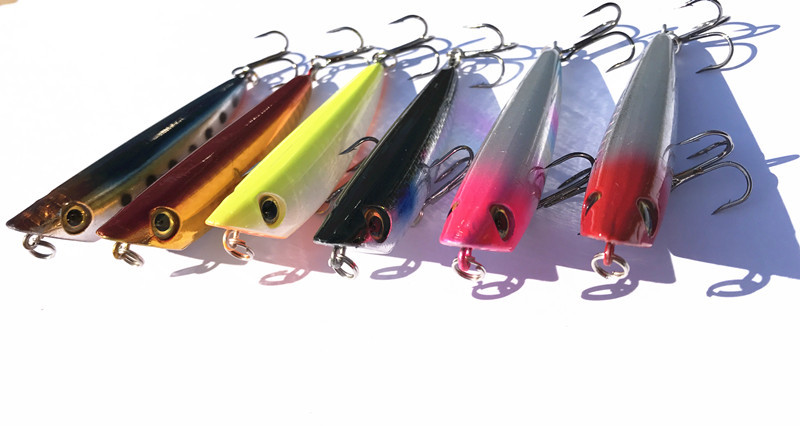 Fishing Zigzag Dog Lure Artfic - đánh giá và giá Fishing Hook Treble